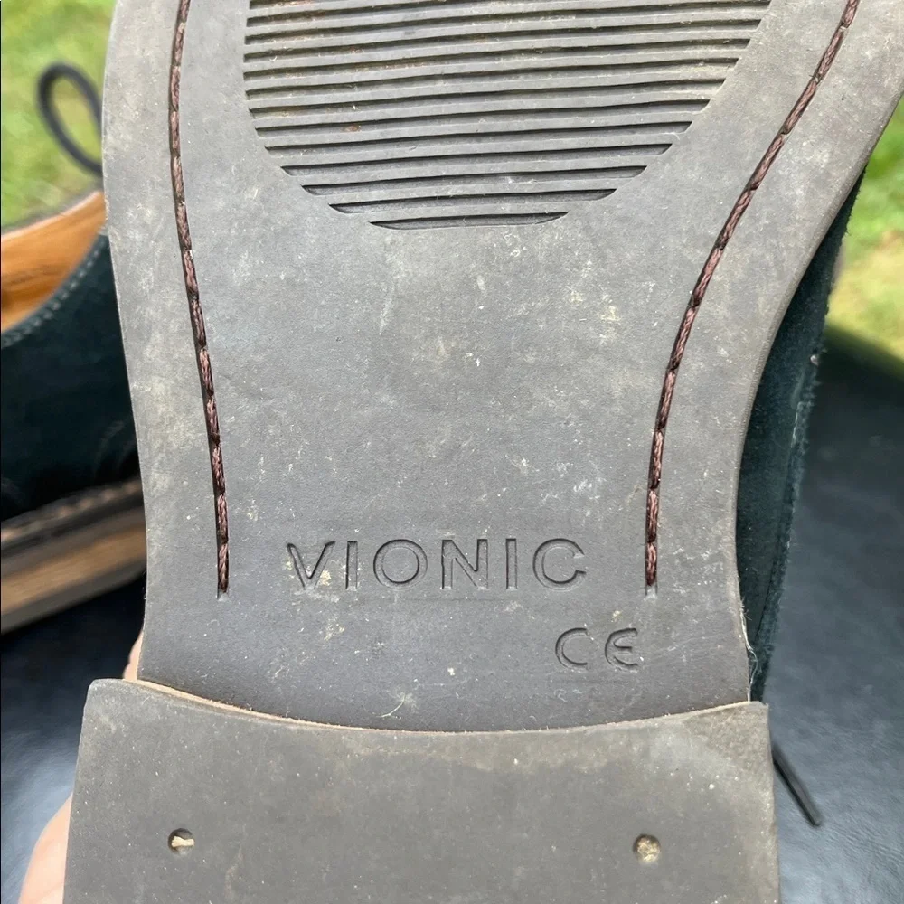 Vionic Browery Graham Black Suede Oxford Men's Dress Shoe Size 8.5